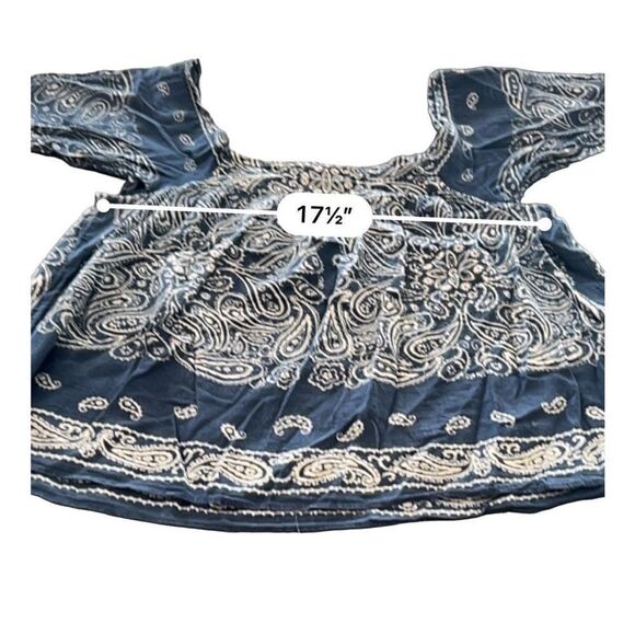 Ralph Lauren Cotton Floral Women's Slit Sleeve - Picture 3 of 7